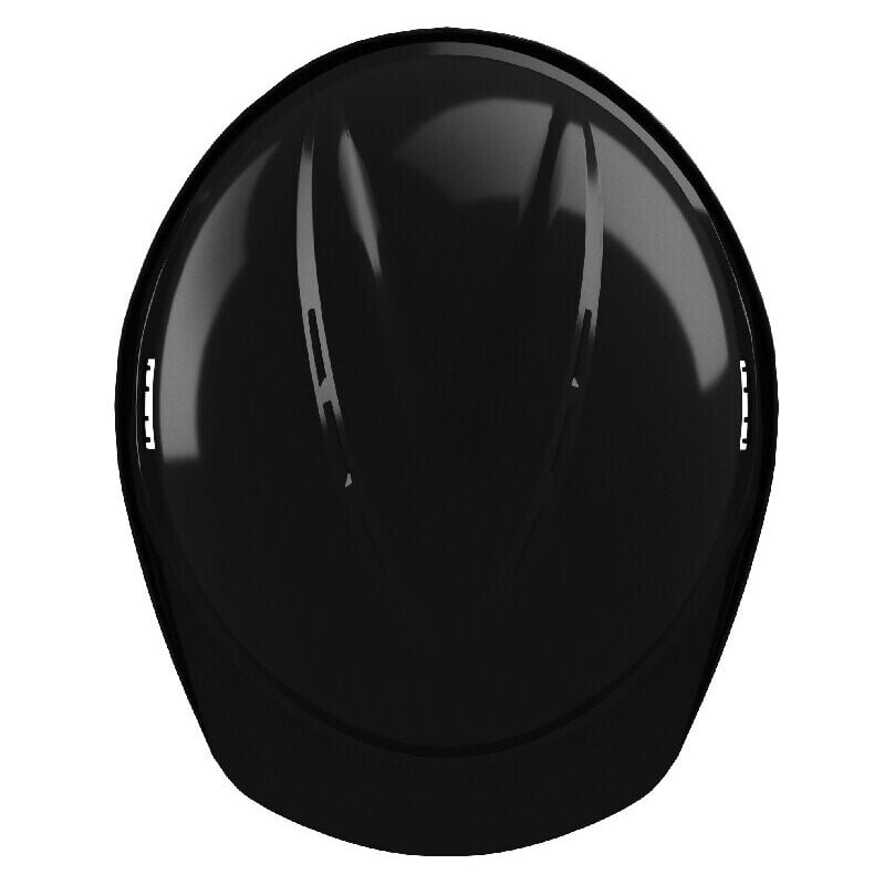 MSA GV581 V-gard 500 Black Safety Helmet with Pushkey Sliding Suspension