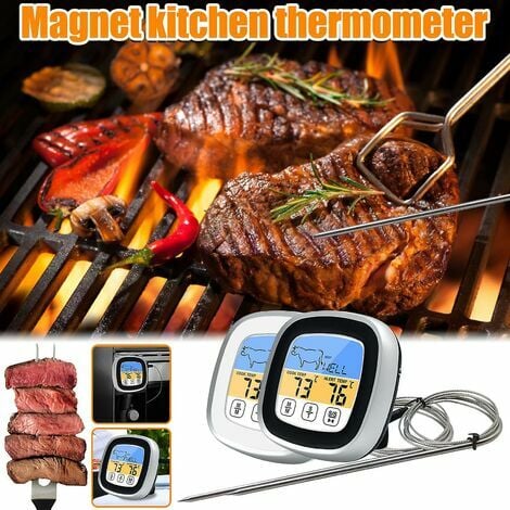 1pc Digital Meat Thermometer Cooking Food Kitchen BBQ Probe Water Milk Oil  Liquid Oven Digital Temperaure Sensor Meter For Large Restaurant Kitchen