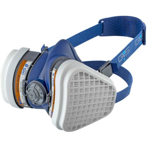 GVS SPR496 Maschera Elipse con filtri A2P3 per Gas Organici e Vapori fino a 5000 ppm e Polveri, M/L