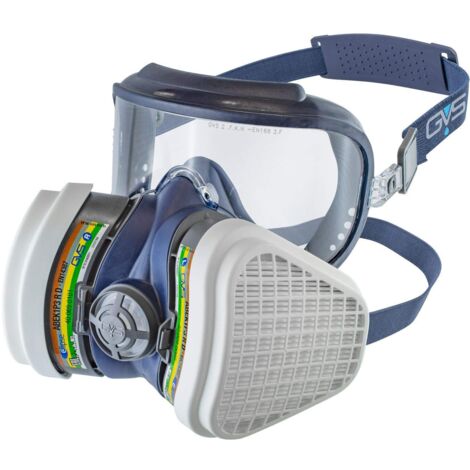 GVS SPR535 Elipse Integra Maschera con filtri ABEK1P3 per Gas, Vapori, Acidi, Ammoniaca e Polveri, M/L