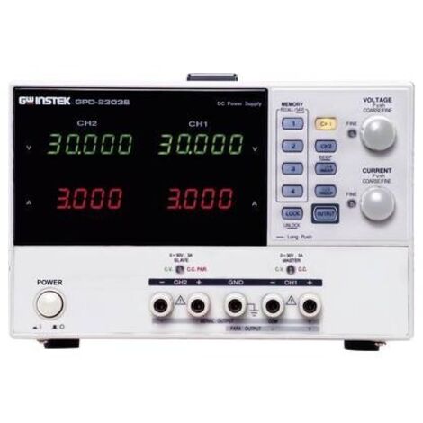 GW Instek GPD-2303S Alimentatore da laboratorio regolabile 0 - 30 V/DC 0 - 3 A 180 W USB Controllo remoto Num. uscite 2