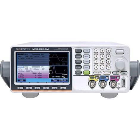 GW Instek MFG-2230M Funktionsgenerator netzbetrieben  1 µHz - 30 MHz 2-Kanal Arbiträr, Sinus, Rechte