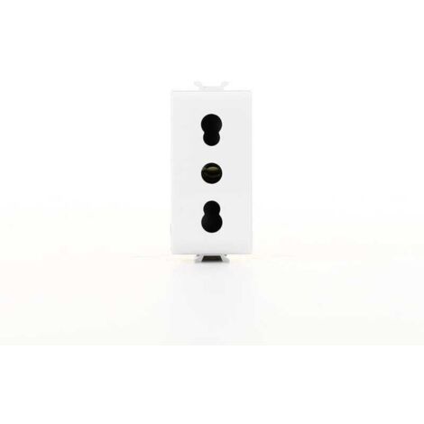 GW10203 Enchufe Bivalente 1 Módulo 250 V AC P11-P17 2P+T 16A