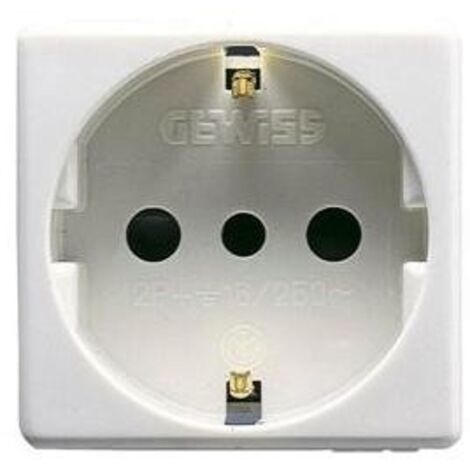 GW20212 Enchufe Estándar Euroamericano 250 / 125 V 2P+T 10/15A