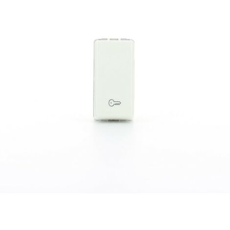 GW20511 Pulsante Unipolare Apriporta Simbolo Chiave 250V Na 10A 1 Modulo