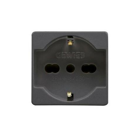 GW21246 Prise 2P+T 16 A Bivalente P30-P17 2 Modules