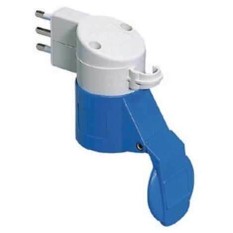 GW64208 Adaptador de Residencial a Industrial 2P+T 16A 250V Enchufe 2P+T 16A 250V