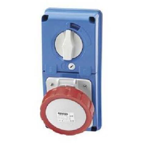 GW66331N Enchufe fijo con bloqueo vertical 3P+N+T 16A 346-415V 50/60Hz 6H Cbf