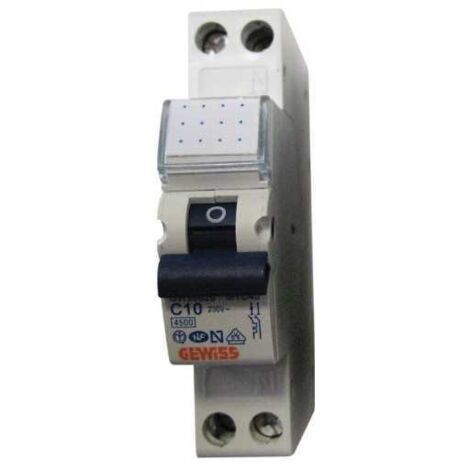 GW90026 Interruptor magnetotérmico 1P+N C10 4,5Ka