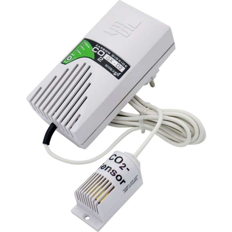Gx-d2 Kohlendioxid-melder Mit Externem Sensor Netzbetrieben Detektiert Raumluftüberwachung - Schabus