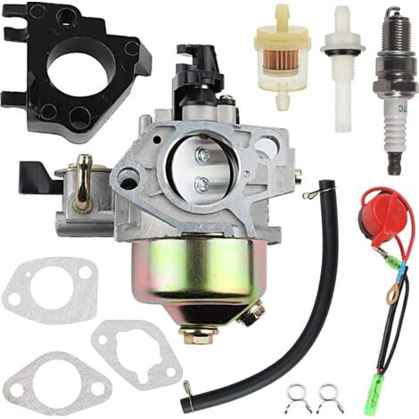 GX390 Carburateur pour Honda moteur GX340 GX 390 GX420 420 cc 301 cc 11HP 12HP 13 HP Pompe à eau Tondeuse à gazon Générateur Pièces de rechange pour Greyhound 66492 66555 LF182FD LF188FD