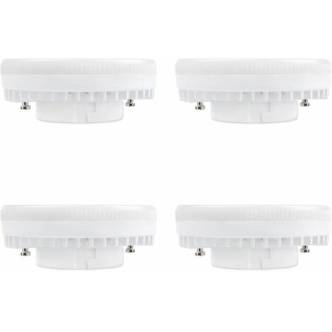 GX53 LED Bulb 9W Neutral White 4000K, 900LM, 120°, GX53 15W-18W CFL Equivalent, Non-Dimmable, Neutral GX53 LED Recessed Spotlight for Kitchen Cabinet Ceiling Light, Set of 4 [Energy Class A]