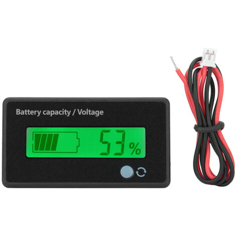 GY-6GD PCB HTN Batteriekapazitätsmonitor mit LCD-Anzeige und Blinkalarm, 12–84 V, Grün