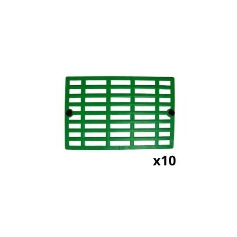 GYC Dtendez-vous pour les cages de lapin Protection contre les pieds pervers, 37 cm x 24,5 cm x 0,5 cm H, 10 pcs