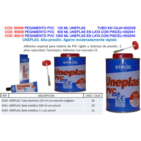 GYMCOL PVC-Kleber 125 ml Uneplas Tube 002028
