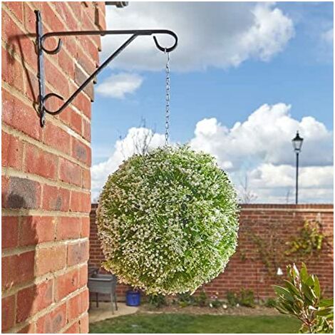 LITZEE Plant Hooks, Hanging Plant Basket Retractable Hanging Plant Hangers  Plant Pulley for Hanging Plants Baskets