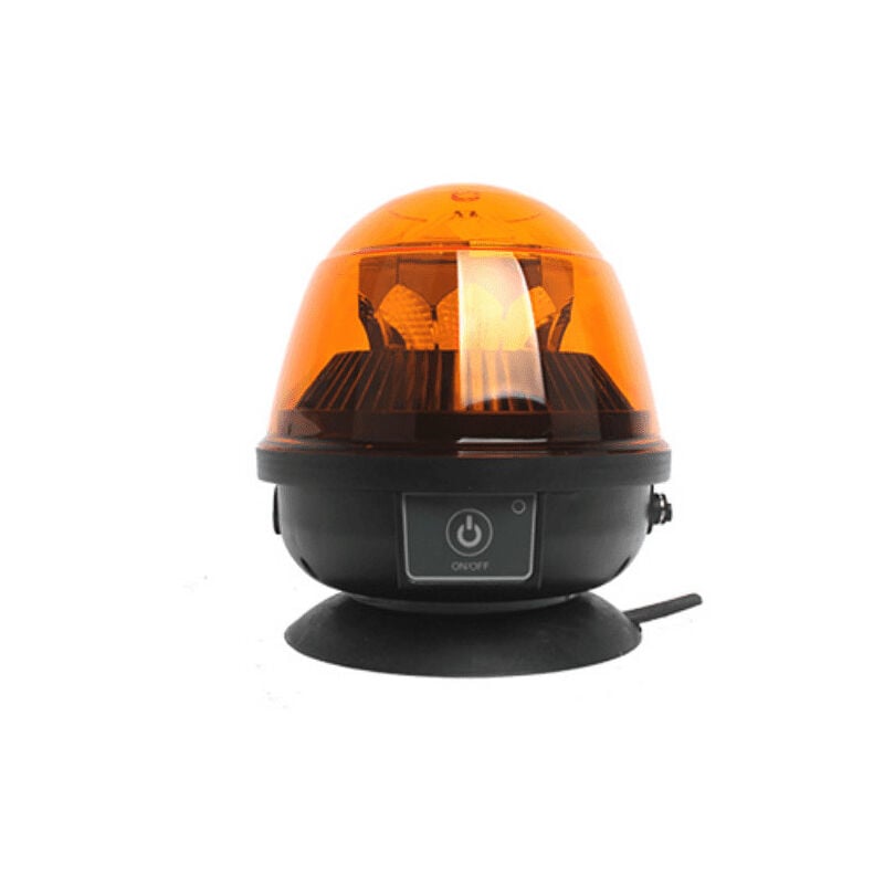 Maxter - gyrophare 10 led magnetique sans fil + telecommande