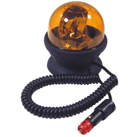 Gyrophare 12V / 24V magnétique pour remorque