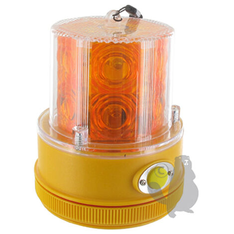 Gyrophare Et Gyroflash à Led Deux étages (2 Modes D'allumage: Bouton Marche/arrêt Ou, Déclenchement Automatique Suivant Luminosi