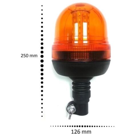 Gyrophare LED 12-24V Lampe d'avertissement Base Flexible Camion E