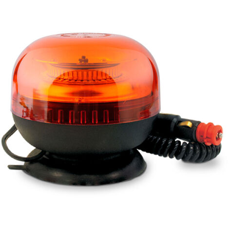 Gyrophare Led Magnétique Orange Signalisation D'urgence Led Magnétique Rotative - Boxmind
