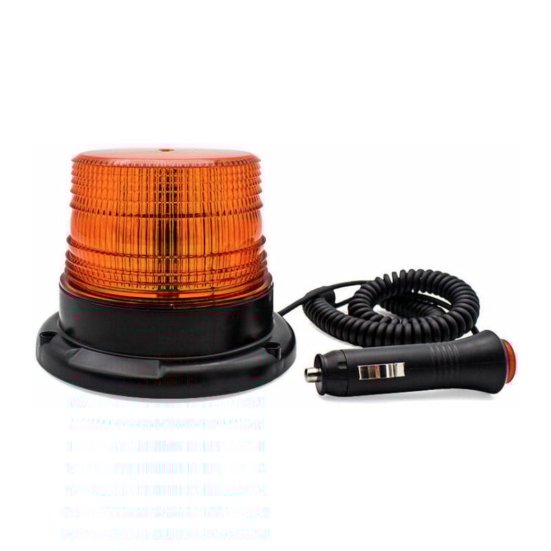 Start - Gyrophare led orange 12V sans fil lumière stroboscopique feux clignotant magnetique d'urgence signalement lumières pour auto véhicule