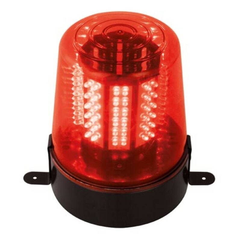 Hq Power - HQ-Power Gyrophare avec 108 led, augmente la sécurité et la visibilité, vitesse de rotation réglable, adaptateur/chargeur inclus, économie