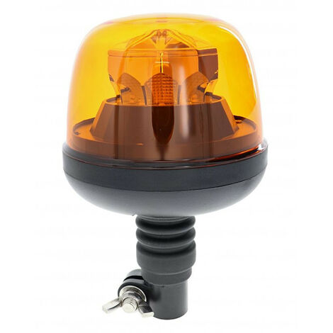 Gyrophare led sur perche 12/24v certification ece r65, emc r10