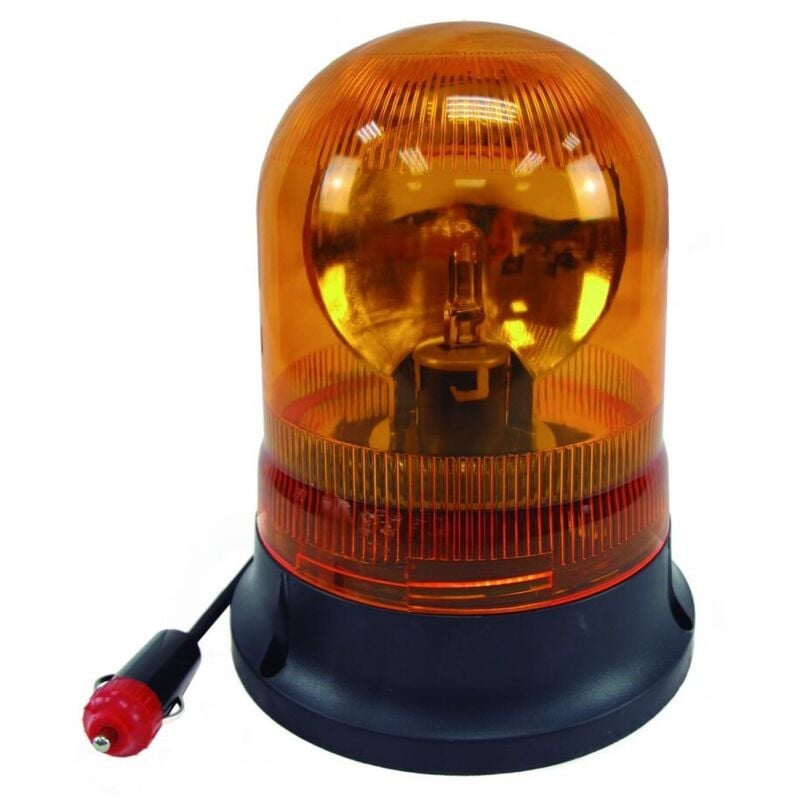 Gyrophare Magnétique/Vissable 18 cm. ambre