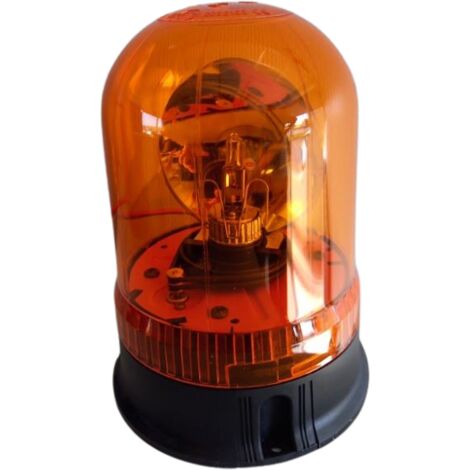Gyrophare PULSAR à poser 12V – Tension 12V – Hauteur 183mm – Diamètre 142mm – Effet tournant – Pour éclairage décoratif