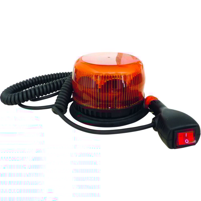 Gyro Led Mercura Rotatif Sur Tige 10 À 30v Orange 17324