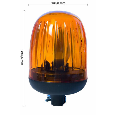 Gyrophare série Cripto 12 V avec fixation pour tige