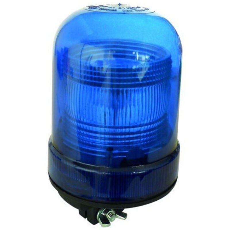 Gyrophare SIRIUS tige rigide 10 à 30 V xénon bleu - IP65 IP66 - H. 201 mm - Ø 120 mm