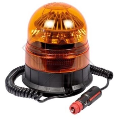 Gyrophare Vega NEWGARDENSTORE 10-30V base magnétique ECE-R65 pour tracteur agricole