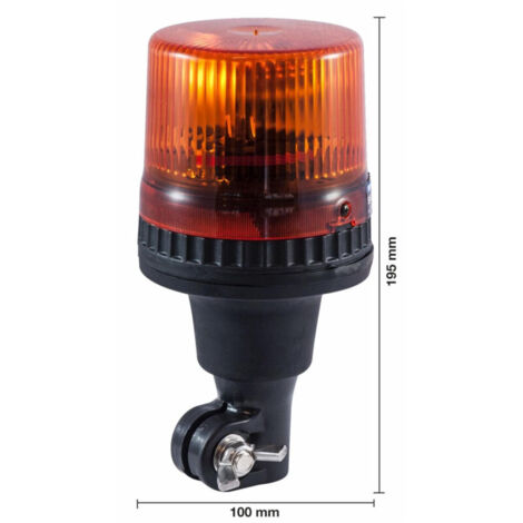 Gyrophares série Skylar à Led 12/24 V base emboutie flexible