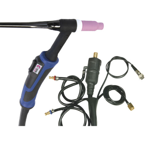 GYS 046085 ANTORCHA TIG GRIP SR18 DB - LIQUIDO - 4m - CONECT. 35/50 + Ficha 7pts