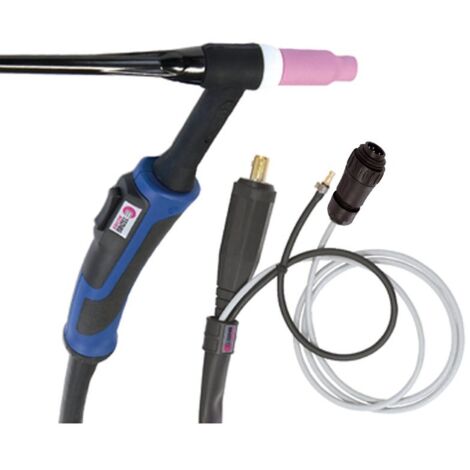 GYS 046177 ANTORCHA TIG GRIP SR26 DB - AIRE - 8m - CONECT. 35/50 + Ficha 7pts
