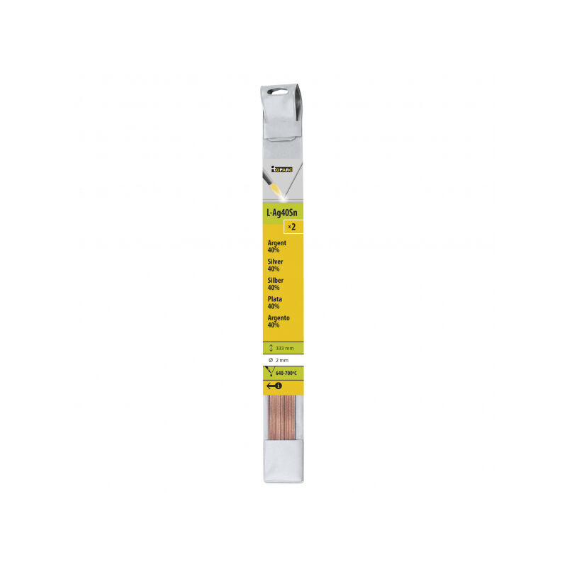 GYS - Baguettes de soudure flamme 40% argent D2mm Etui de 2