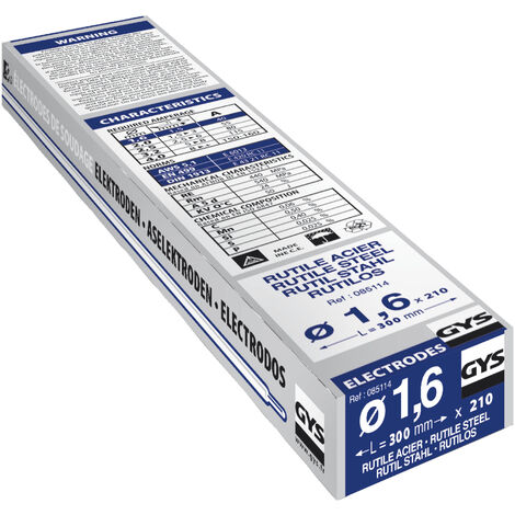 Gys - 70 Électrodes rutiles E6013 Diam 3,2 mm