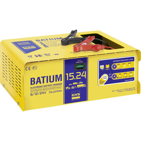 GYS BATIUM 15.24 024526 Automatikladegerät 6 V, 12 V, 24 V 22 A 22 A