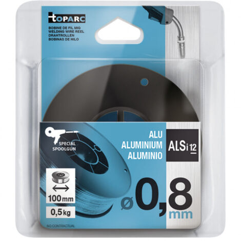 GYS Bobine plastique fil plein MIG aluminium AlSi12 - 1.20 mm - S200