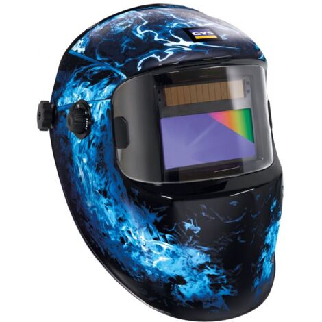 GYS Casque soudeur Promax 3/5-13 G Bluewater - 083158 - Noir / Bleu - Taille unique