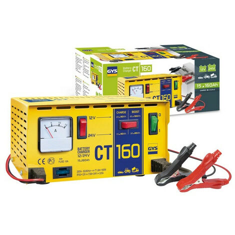 Gys - Chargeur de batterie 12-24V - CT 160