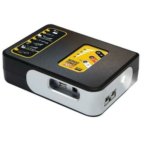 GYS - Chargeur de batterie 12V - 026391 - Noir;Gris;Jaune