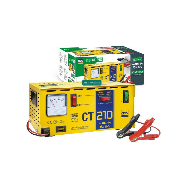Chargeur de batterie CT 210 - GYS