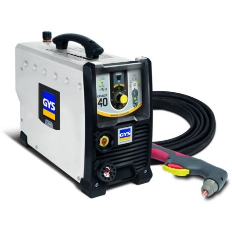 GYS – Découpeur plasma 40A – Coupe jusqu'à 15 mm – Technologie inverter pour acier et aluminium – Panneau de commande intuitif