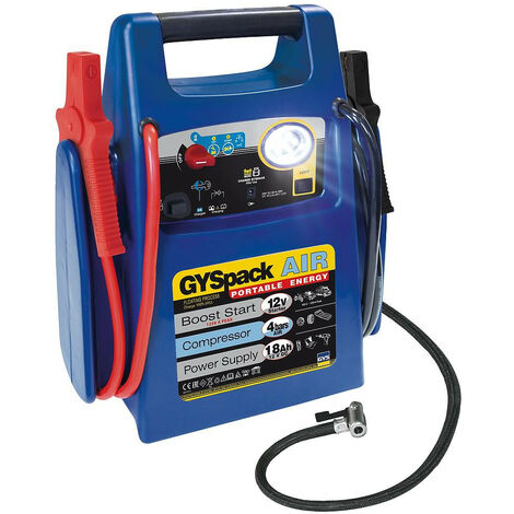 Gys - Démarreur autonome 026322 GYSPACK AIR 12V 3en1