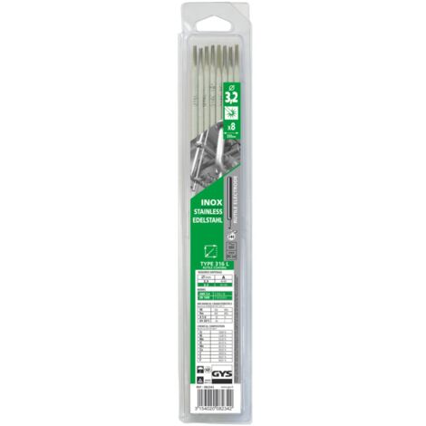 Gys Elettrodi in Acciaio Inossidabile 8 082342 316 L, Diametro 3 2 Mm