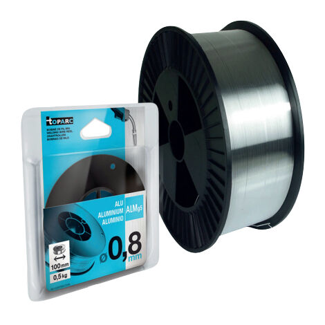 GYS – Bobine de fil aluminium plein 0,8 mm – Poids 0,5 kg – Pour soudure MIG MAG – Application professionnelle