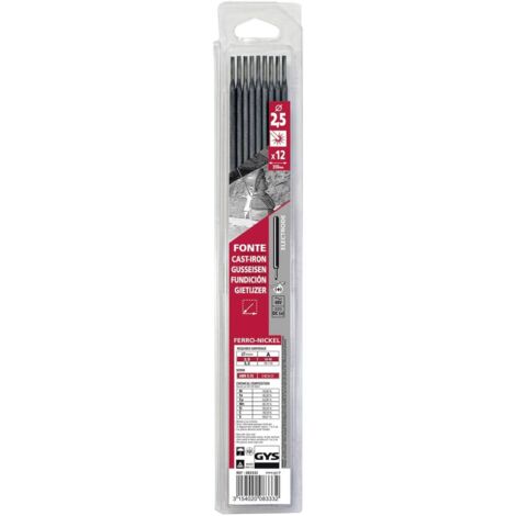 GYS Guss Électrodes de soudage 12 pc(s) (Ø x L) 2.5 mm x 350 mm 50 - 90 A